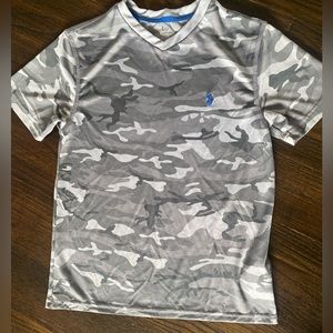 Polo camo shirt size 8